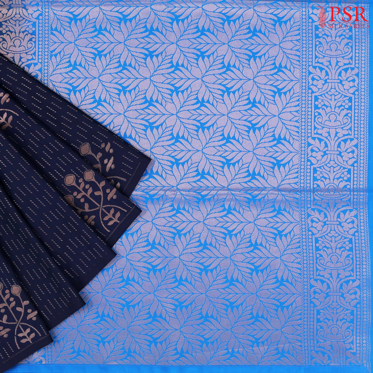 Midnight Blue Soft Art Silk Saree