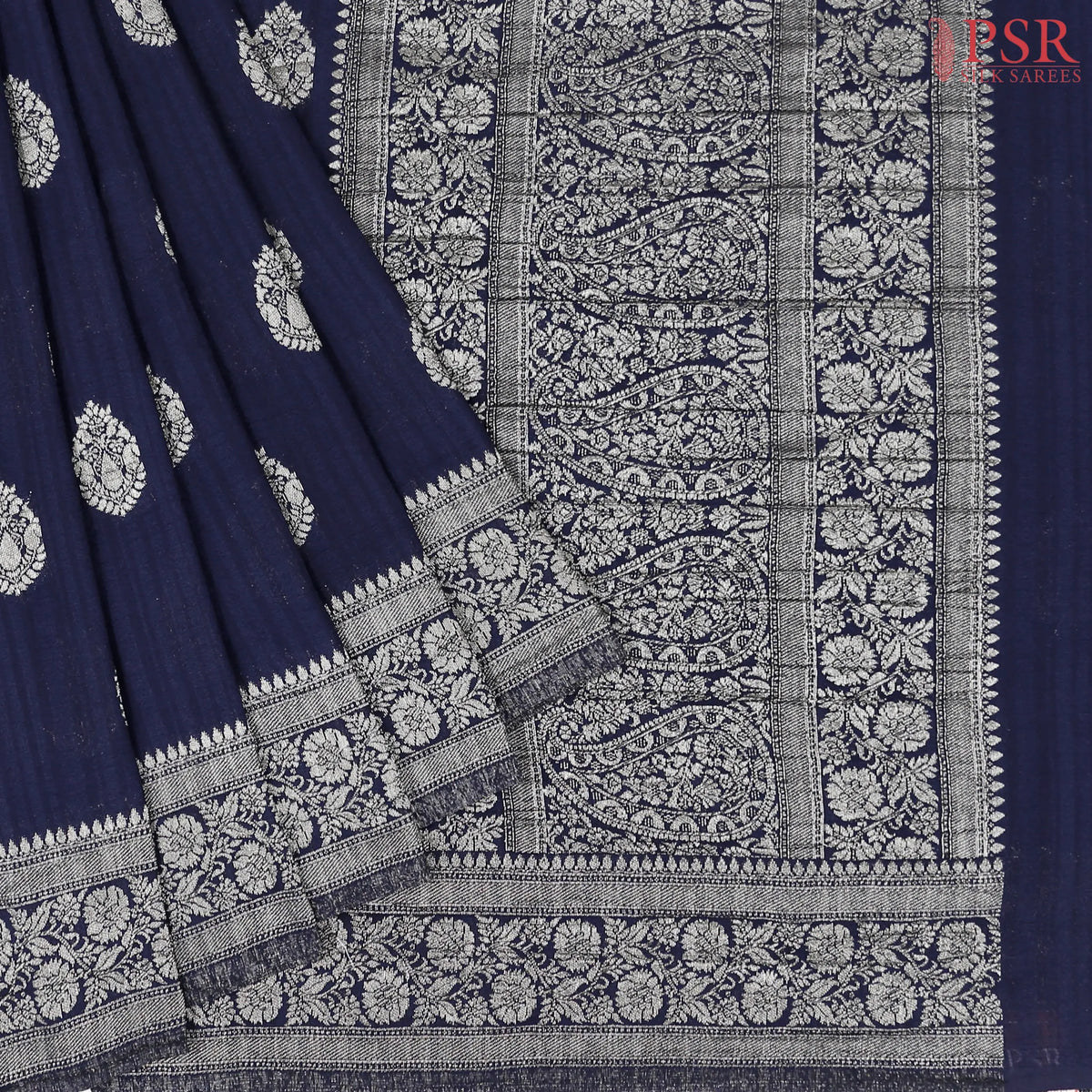 Dark Blue Georgette Saree