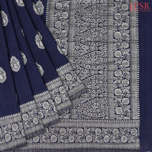 Dark Blue Georgette Saree