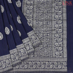 Dark Blue Georgette Saree