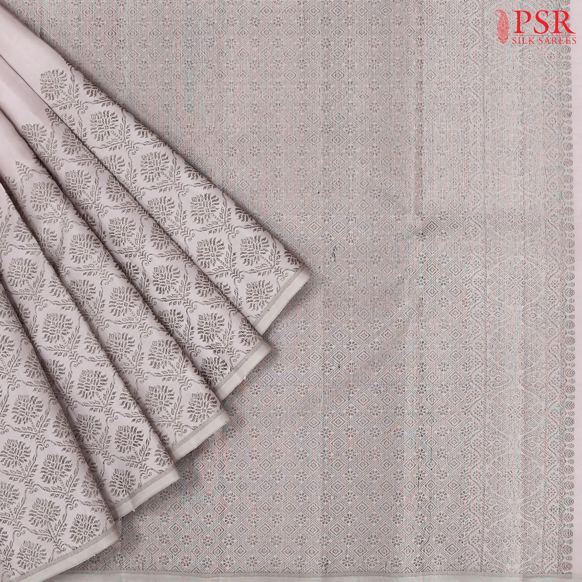 Soft Mauve Kanchipuram Silk Saree