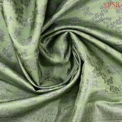 Asparagus Green Kanchipuram Silk Saree