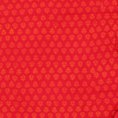 Crimson red Jaipur Cotton Print Running Material