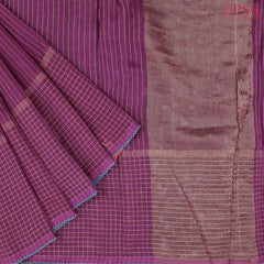 Boysenberry Purple Silk Cotton Saree