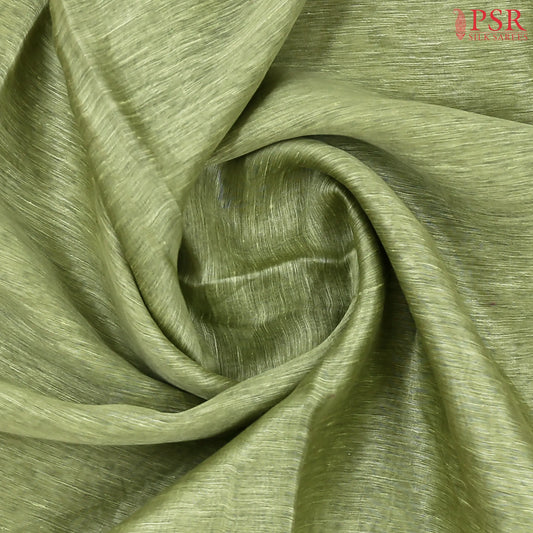 Light Green Semi Tussar Saree