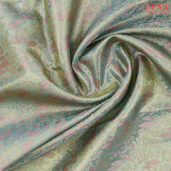 Light Turquoise Kanchipuram Tissue Silk Saree