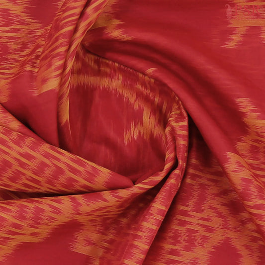 Red Patola Silk Cotton Saree