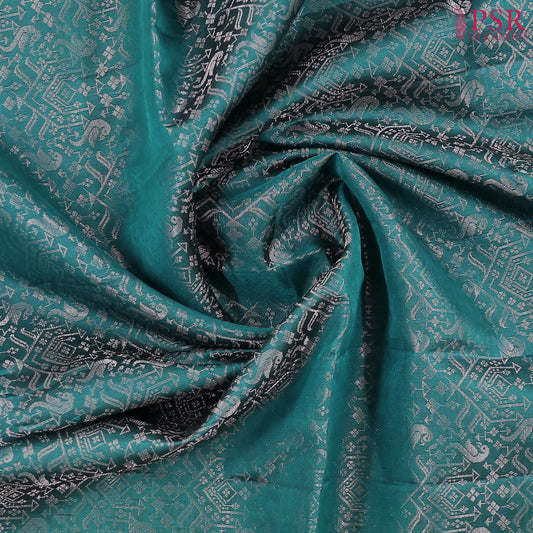 Teal Soft Silk Saree