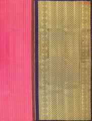 Strawberry Pink Kanchipuram Silk Saree