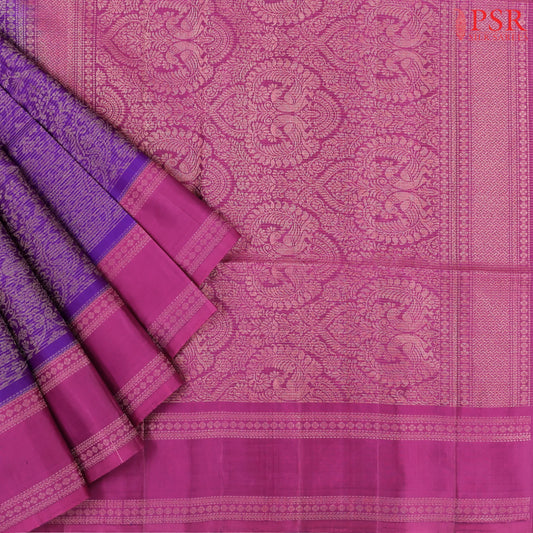 Violet Soft Silk Saree