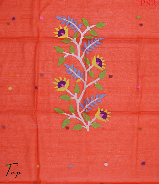 Saffron Byloom Cotton Dress Material
