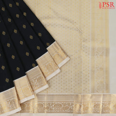 Black Fancy Kanchipuram Silk Saree