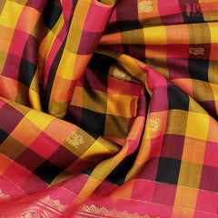 Multicolor Kanchipuram Silk Saree