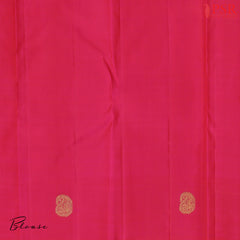 Amber Yellow Kanchipuram Silk Saree