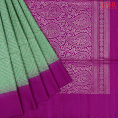 Mint Green Soft Silk Saree