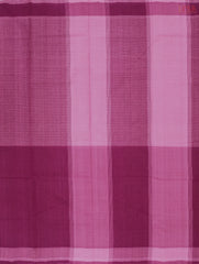 Dark Magenta Mangalagiri Cotton Saree