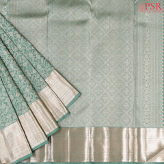Burma Jade Kanchipuram Jacquard Silk Saree