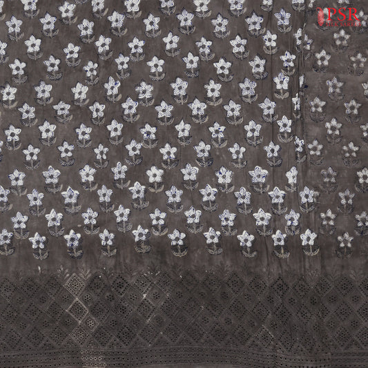 Dark Taupe Hacoba Embroidery Running Material