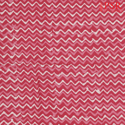 Pink Batik Print Running Material