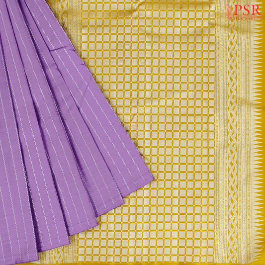 Lavender Kanchipuram Silk Saree