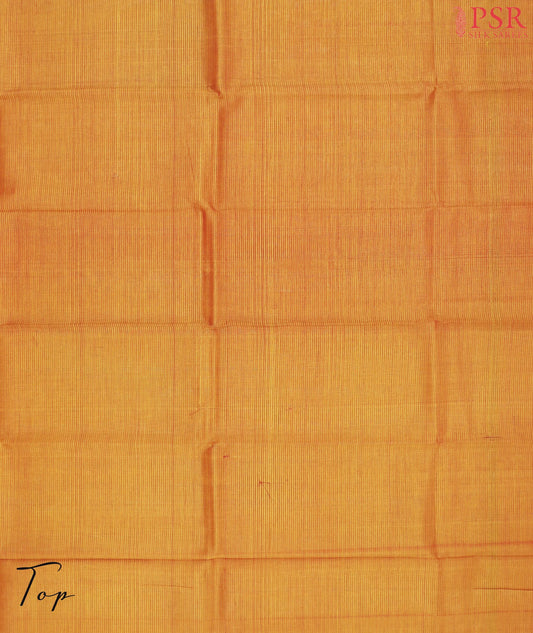 Dark Orange Silk Cotton Dress Material