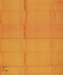 Dark Orange Silk Cotton Dress Material