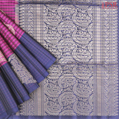 Tyrian Purple Soft Silk Mix Saree