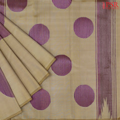 Ginger Tan Kanchipuram Silk Saree
