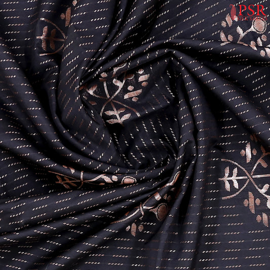 Black Soft Art Silk Saree