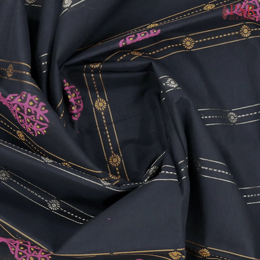 Black Kovai Cotton Saree
