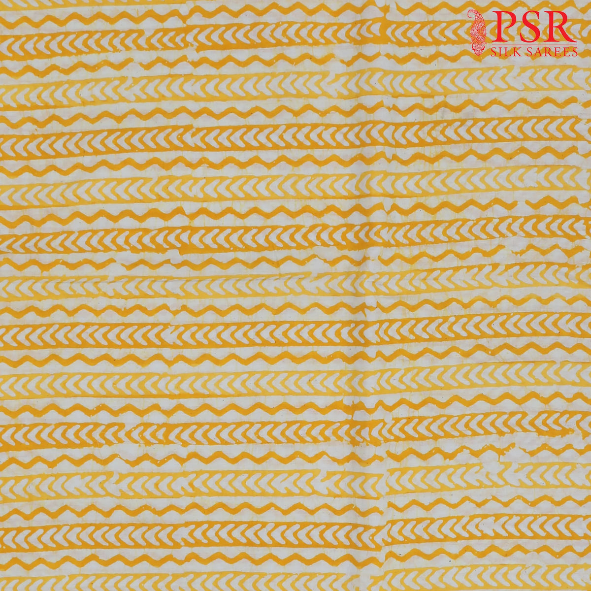 Yellow Batik Print Running Material
