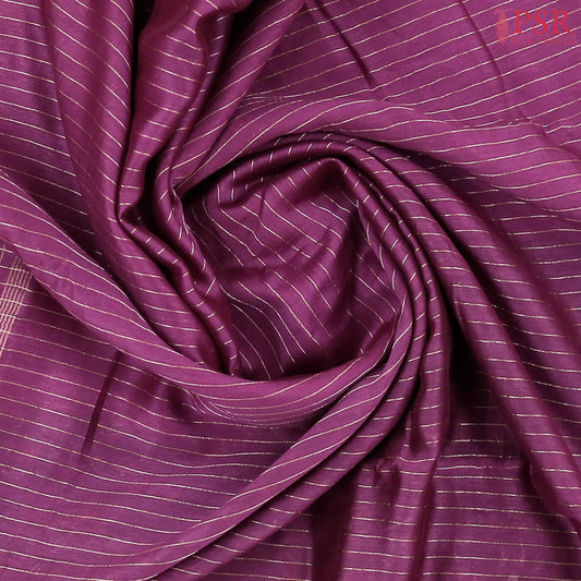 Boysenberry Purple Silk Cotton Saree