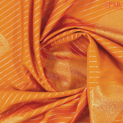 Orange Soft Art Silk Saree