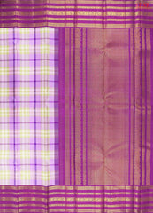 Electric Lavender Kanchipuram Silk Saree