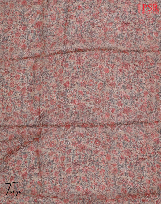 Fossil Tan Kota Cotton Dress Material