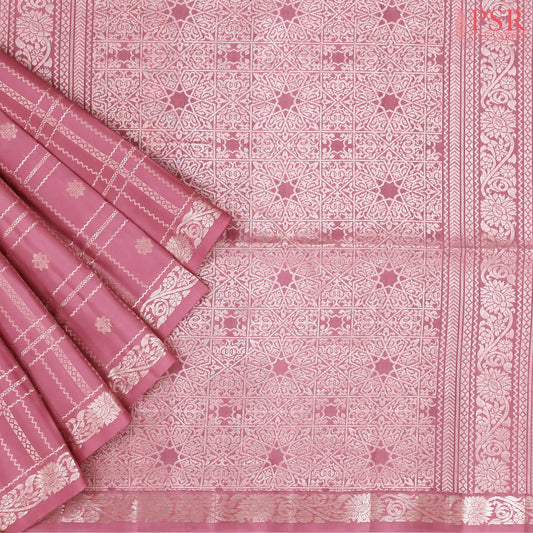 Onion Pink Soft Silk Saree