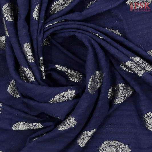 Dark Blue Georgette Saree