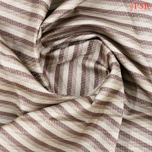 Shades Of Taupe Semi Tussar Saree