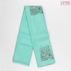 Tiffany Blue Kanchipuram Silk Saree