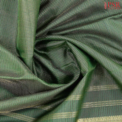 Dark Green Kanchipuram Silk Saree