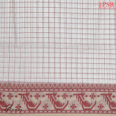 Floral Beige Byloom Cotton Saree