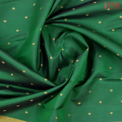 Dark Green Kanchipuram Silk Saree