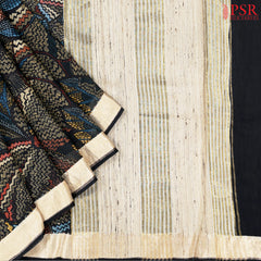 Black Munga Silk Saree