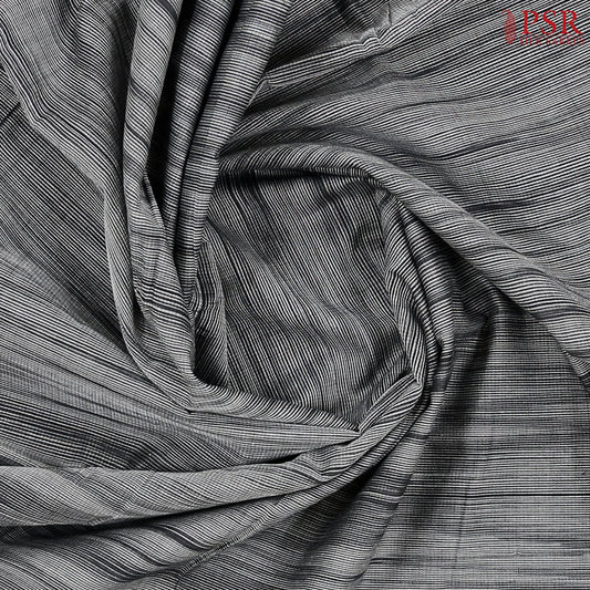 Black Mangalagiri Cotton Saree