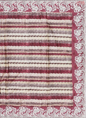 Rouge Pink Semi Dupion Saree