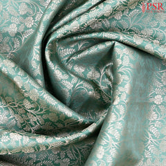 Burma Jade Kanchipuram Jacquard Silk Saree