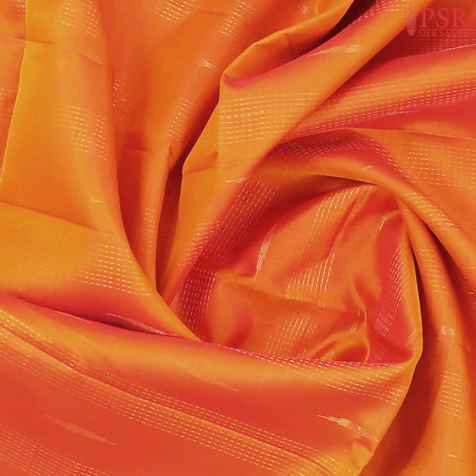 Saffron Soft Silk Mix Saree