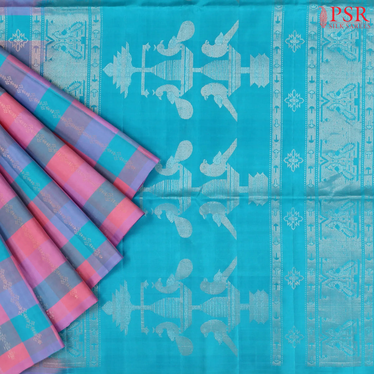 Multicolor Soft Silk Saree