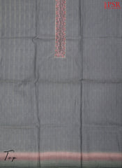 Dark Grey Tissue Dress Material