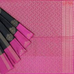 Black Soft Art Silk Saree